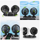 12 V Doppelköpfige Auto USB-Lüfter