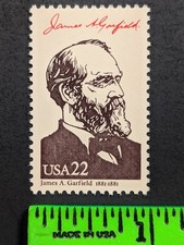 James A Garfield 1986 President Poster Stamp