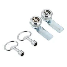 2 Pieces Cabinet Triangle Lock Locks for Cupboards Electric Door