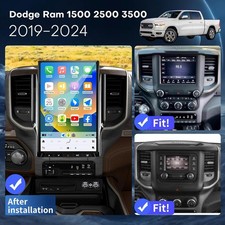 14.4" For Dodge Ram 2019-2022 Android 13 Tesla Smart Radio Screen GPS Car Stereo