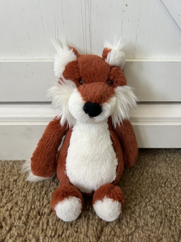 Jellycat Bashful Fox Cub Soft Plush Toy Size Small Authentic