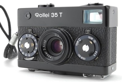 【N MINT+++ Meter Works】Rollei 35 T Black 35mm Film Camera