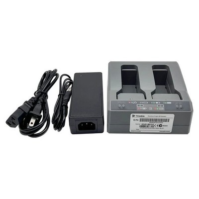 NEU TRIMBLE Dual SLOTS zwei SLOT CHARGER für S8/S6 oder R10 AKKU für SPS985 GPS