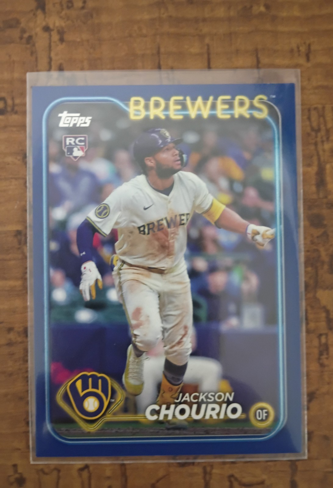 2024 Topps Update Series - Jackson Chourio #US240 Royal Blue (RC)