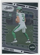 #195 Jordan Travis 2024 Panini Absolute Black RC New York Jets