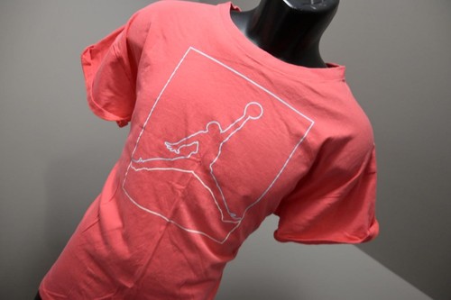 Nike Jordan Graphic Tee Shirt Short Sleeve Cotton Pink Boys Size 2XL XXL - Picture 4 of 9