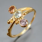 Jewellery Natural Tourmaline Ring 925 Sterling Silver Size 7 /R472827