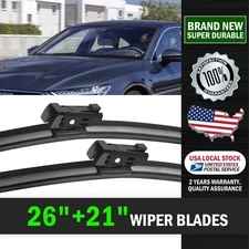 High elasticity Windshield Wiper Blades 26"21" Fit For 2012-2018 Audi A6 Quattro