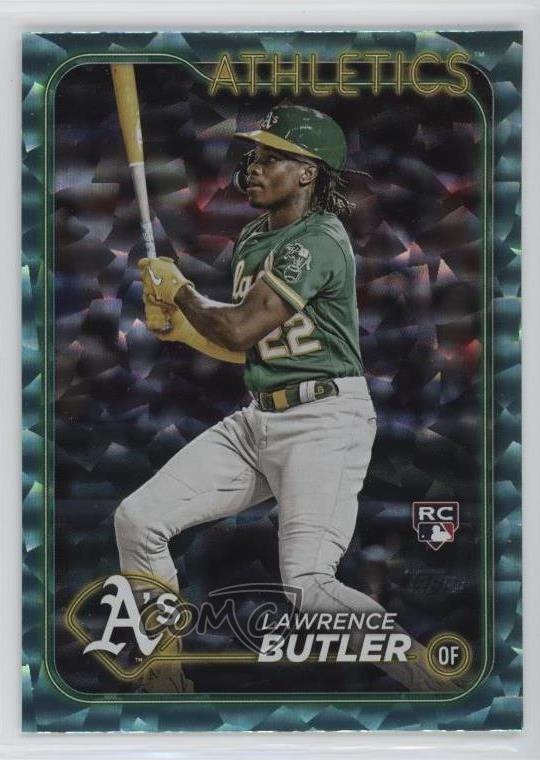2024 Topps Series 2 Aqua Foil 111/399 Lawrence Butler #676 Rookie RC 0hk3