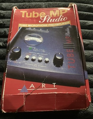 Vintage Art Audio Tube MP Studio Mic Pre-Amp Processor Amplifier In Original Box