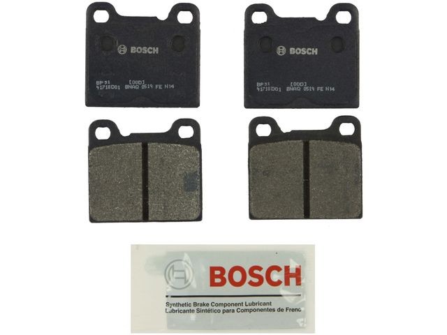 Rear Bosch Brake Pad Set fits Ferrari 308 GTSi 1981 88BCDJYX