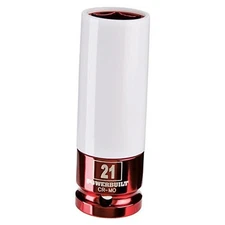  Thin Wall Socket, Metric Lug Nut, 1/2 Inch Drive, Custom Wheels, Rim 21mm