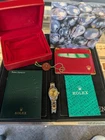 Vintage Rolex 79173 Datejust Champagne Dial Gold 26mm Women's Swiss Watch