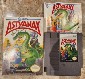  Astyanax The Warrior, NES Nintendo CIB Manual BOX Game CARTRIDGE Sleeve: Jaleco