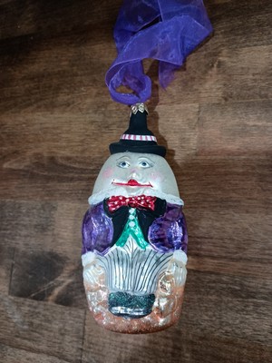 Taron Collection Vintage Humpty Dumpty on Wall Blown Glass 6'' Ornament - Poland