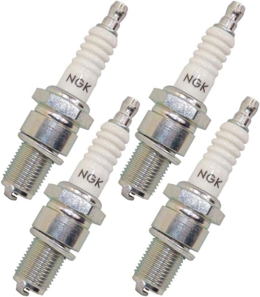 NGK 5722 BR9ES Nickel Spark Plug Set of 4 ATV Dirt Bike Snowmobile PWC
