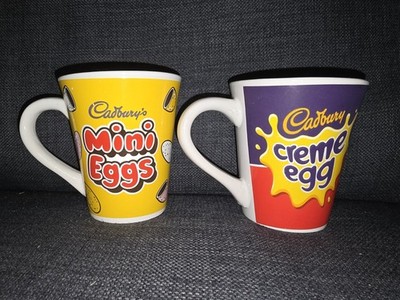 Cadbury Mini Eier & Creme Eierbecher Set Ostern Schokolade Tasse Paar Neuheit