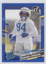 2023 Panini Donruss Rated Rookie Press Proof Blue Desjuan Johnson #356 0wp8