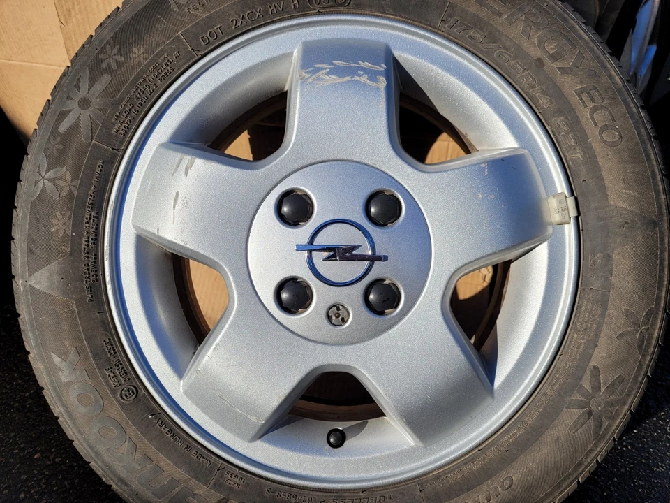 4x Opel Corsa C / Tigra A original 14 Zoll Alufelgen 5,5Jx14 ET49 - Bild 2 von 4