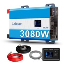 3080W Pure Sine Wave Power Inverter - 30dB Ultra Quiet, 6000W Surge, Game-Cha...