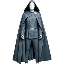 Dr.Doom Cosplay Costume Halloween Party Dr.Doom Men s Soldier unifrom Cloak set