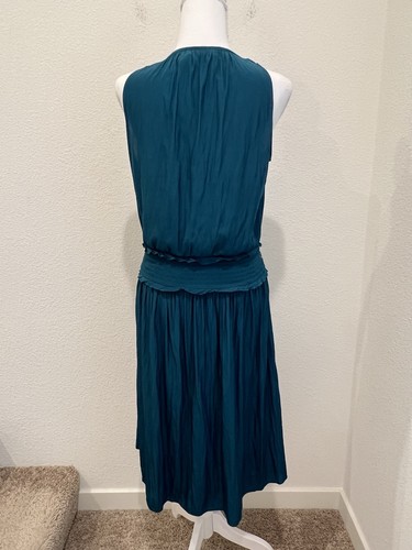 Ramy Brook April Teal Blue Embellished Midi Dress, size S - Picture 7 of 13