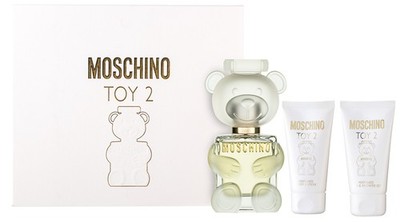 Moschino Toy 2 EDP Set 50ml + 50ml Shower Gel + 50ml Body Lotion OVP NEW