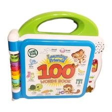 LeapFrog Learning Friends 100 Words Book Electronic Educational Tablet Green