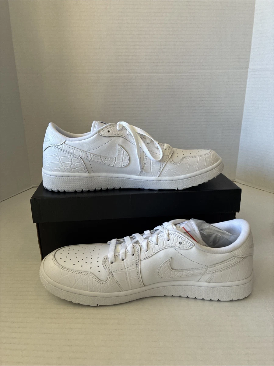 Preços baixos em Jordan 1 Golf Low White Crocodile | eBay
