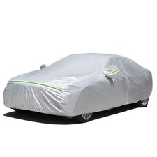 Sedan Car Cover Waterproof All Weather 1 Fit Sedan Length 177-194 inch Silver