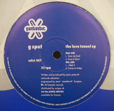 G Spot - The Love Tunnel EP (12'', EP) (Very Good Plus (VG+)) - 3642067122
