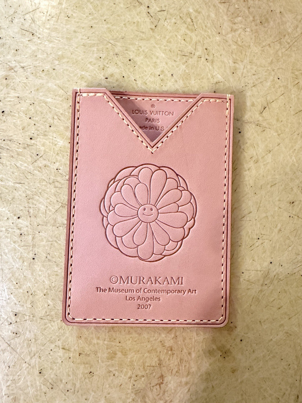 Louis Vuitton Murakami Los Angeles Leather Card Holder MCA 2017 Rare
