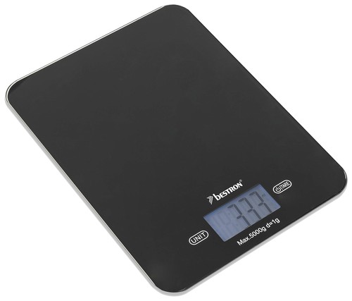 AKS710Z Bilancia Elettronica da Cucina Metallo Argentato Vetro plastica Nero - Foto 22 di 24