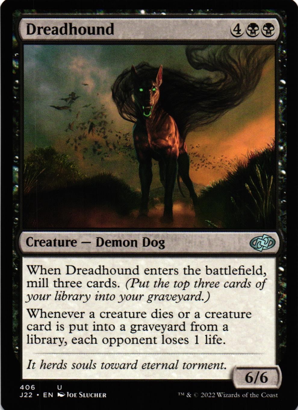 MTG TCG - Dreadhound 406 Jumpstart 2022 - NM