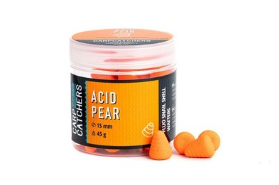 Carp Catchers Fluo Snail Shell Wafters CARP FISHING BOILIES PINEAPPLE, ACID PEAR