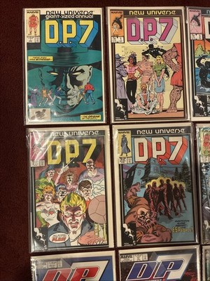 D.P.7 DP7 Complete Run #1-32 Plus Annual #1 New Universe Marvel Comics Lot of 33