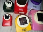 Paper Punch Lot Of 6( Largest Approx 2” )Crafting Scrapbooking Punches
