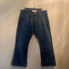 Levi's Men's 527 36 X 30 Low Boot Cut Denim Jeans Red Tab Columbia A39