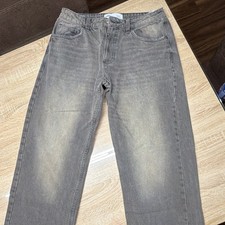 FSBN Herren Jeans Grau Baggy/Relaxed Fit Dist...