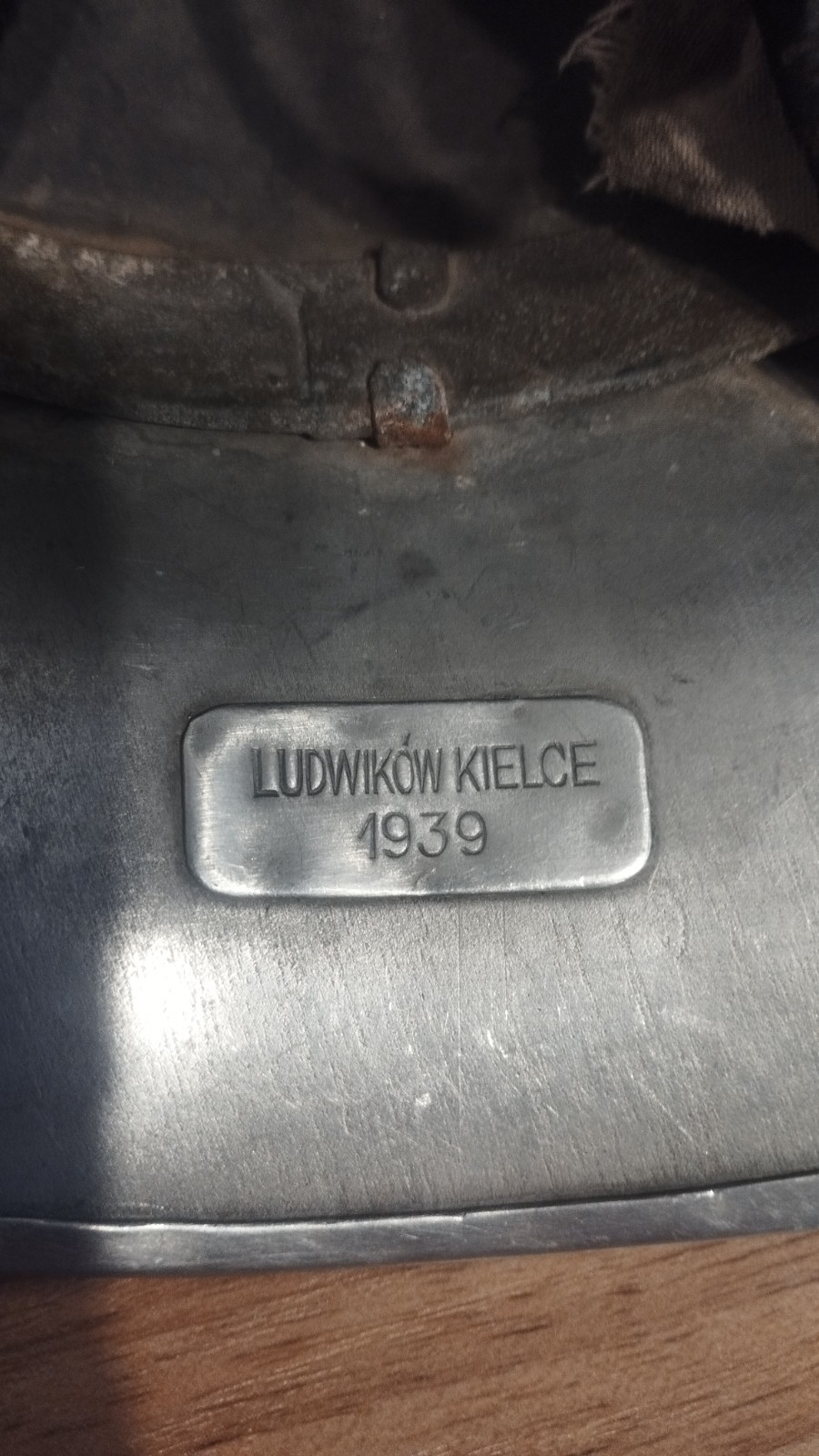 Polish Vz-35 Fire Brigade Steel Helmet 1939 WWII Original Rare Collectible — image 7