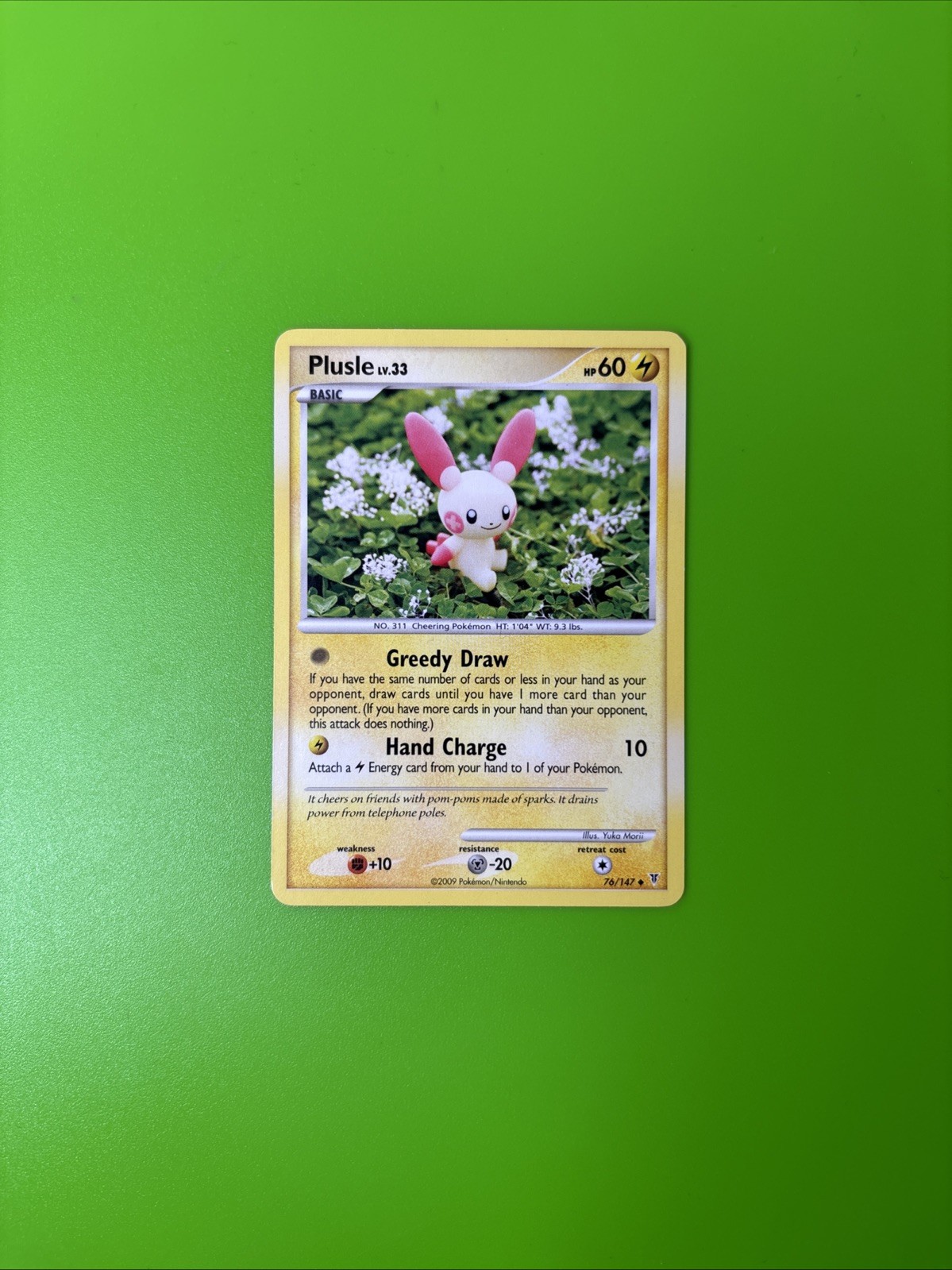 Plusle 76/147 Supreme Victors Non Holo Pokémon Card LP