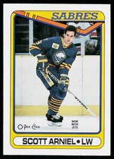 1990-91 O-Pee-Chee Scott Arniel #324 Winnipeg Jets