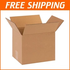 Durable 10 x 8 x 8 Corrugated Cardboard Boxes, 25-Pack for Safe Packaging