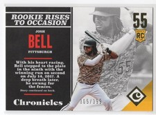 2017 PANINI CHRONICLES JOSH BELL ROOKIE RC GOLD PARALLEL /399