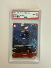 PSA 10 GEM MINT ONE PIECE 2024 SABO OP05-007 ALT ART PRB-01