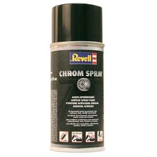 Revell Chrome Spray Paint 150ml Acrylic 39628 for Scale Model Making Realistic