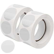1000 Pcs Clear Retail Package Seals, 1 Inch Round Circle Wafer 1 inch,