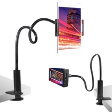 Selfdee Tablet Stand Holder for Bed, Gooseneck Adjustable Flexible Long Arm T...