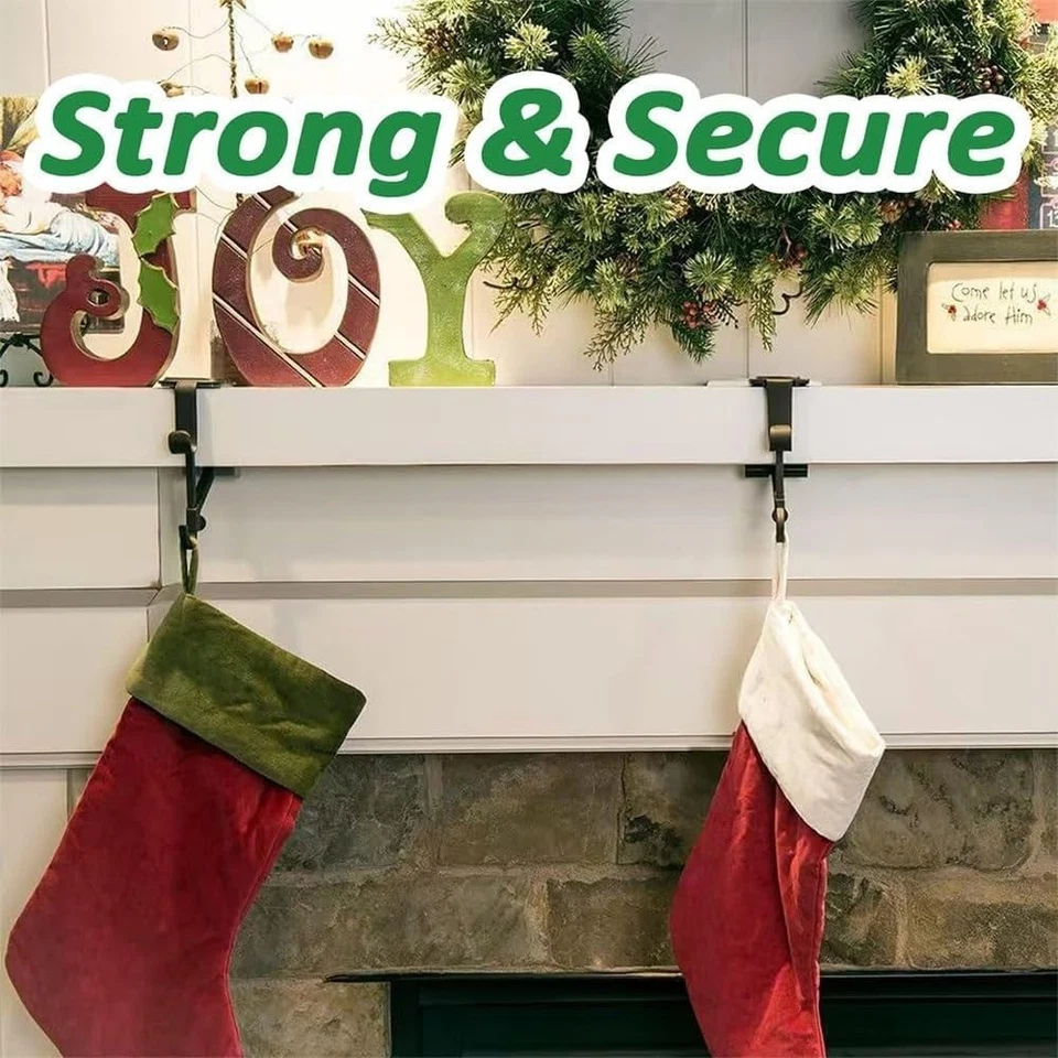 Perchas de abrigo de alta resistencia (paquete de 4) - Ajustables con 2 ganchos. Foto 2 de 4