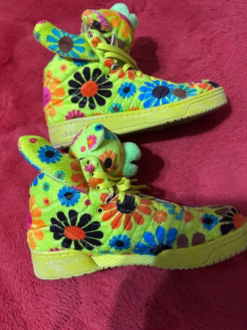 adidas × Jeremy Scott JS BEAR FLOWER Sneakers US 11 ,UK 10.5,EU 45